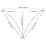 Toldo de vela triangular tela Oxford rojo 3x3x3 m de , Sombrillas - Ref: Foro24-135665, Precio: 23,89 €, Descuento: %