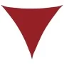 Toldo de vela triangular tela Oxford rojo 4x4x4 m de , Sombrillas - Ref: Foro24-135671, Precio: 32,68 €, Descuento: %
