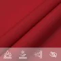Toldo de vela triangular tela Oxford rojo 4,5x4,5x4,5 m de , Sombrillas - Ref: Foro24-135673, Precio: 36,93 €, Descuento: %