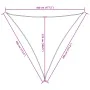 Toldo de vela triangular tela Oxford rojo 4,5x4,5x4,5 m de , Sombrillas - Ref: Foro24-135673, Precio: 36,93 €, Descuento: %
