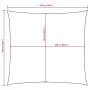 Toldo de vela cuadrado tela Oxford naranja 2,5x2,5 m de , Sombrillas - Ref: Foro24-135686, Precio: 27,84 €, Descuento: %