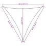 Toldo de vela triangular tela Oxford naranja 3x3x3 m de , Sombrillas - Ref: Foro24-135720, Precio: 24,96 €, Descuento: %