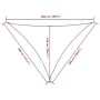 Toldo de vela triangular tela Oxford naranja 4x5x5 m de , Sombrillas - Ref: Foro24-135729, Precio: 38,43 €, Descuento: %