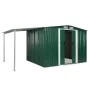 Cobertizo jardín puertas correderas acero verde 386x205x178 cm de , Cobertizos - Ref: Foro24-144029, Precio: 772,91 €, Descue...