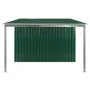 Cobertizo jardín puertas correderas acero verde 386x205x178 cm de , Cobertizos - Ref: Foro24-144029, Precio: 772,91 €, Descue...