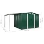 Cobertizo jardín puertas correderas acero verde 386x205x178 cm de , Cobertizos - Ref: Foro24-144029, Precio: 772,91 €, Descue...