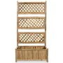 Gartenpflanzgefäß mit Bambusspalier 70 cm von vidaXL, Töpfe und Pflanzgefäße - Ref: Foro24-43714, Preis: 79,58 €, Rabatt: %