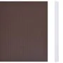 Panel de valla de PVC marrón 35x0,19 m de , Paneles de vallas - Ref: Foro24-147861, Precio: 34,15 €, Descuento: %