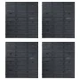 Storage box set 80 pieces wall panels red black by , Tool cabinets - Ref: Foro24-150812, Price: 50,44 €, Discount: %