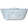Glass ceiling lamp, square crystal 1 x E27 by , ceiling lights - Ref: Foro24-240542, Price: 23,38 €, Discount: %