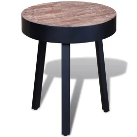 Mesita redonda de madera de teca reciclada de , Mesas auxiliares - Ref: Foro24-241713, Precio: 89,65 €, Descuento: %