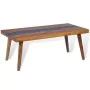 Mesa de centro de resina de teca 100x50x40 cm de , Mesas de centro - Ref: Foro24-245067, Precio: 279,66 €, Descuento: %