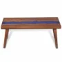 Mesa de centro de resina de teca 100x50x40 cm de , Mesas de centro - Ref: Foro24-245067, Precio: 279,66 €, Descuento: %