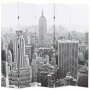 Biombo divisor plegable 200x170 cm Nueva York blanco y negro de , Divisores de ambientes - Ref: Foro24-245859, Precio: 125,27...
