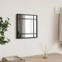 Espejo de pared cuadrado de hierro negro 30x30 cm de , Espejos - Ref: Foro24-358632, Precio: 35,45 €, Descuento: %