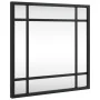 Espejo de pared cuadrado de hierro negro 30x30 cm de , Espejos - Ref: Foro24-358632, Precio: 35,45 €, Descuento: %