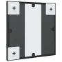 Espejo de pared cuadrado de hierro negro 30x30 cm de , Espejos - Ref: Foro24-358632, Precio: 35,45 €, Descuento: %
