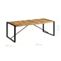 Mesa de comedor de madera maciza de mango 220x100x75 cm de , Mesas de cocina y de comedor - Ref: Foro24-247408, Precio: 357,0...