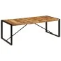 Mesa de comedor de madera maciza de mango 220x100x75 cm de , Mesas de cocina y de comedor - Ref: Foro24-247408, Precio: 357,0...