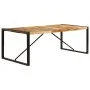 Mesa de comedor de madera maciza de mango 220x100x75 cm de , Mesas de cocina y de comedor - Ref: Foro24-247408, Precio: 357,0...