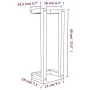 Toallero de madera maciza de pino blanco 23x18x60 cm de , Toalleros - Ref: Foro24-822393, Precio: 20,80 €, Descuento: %
