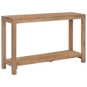 Mesa consola de madera maciza de teca 120x35x75 cm de , Mesas auxiliares - Ref: Foro24-282850, Precio: 216,11 €, Descuento: %