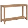 Mesa consola de madera maciza de teca 120x35x75 cm de , Mesas auxiliares - Ref: Foro24-282850, Precio: 216,11 €, Descuento: %