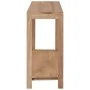 Mesa consola de madera maciza de teca 120x35x75 cm de , Mesas auxiliares - Ref: Foro24-282850, Precio: 216,11 €, Descuento: %