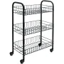 Metaltex Carrito de cocina con 3 cestas Siena negro de , Carros de cocina y comedor - Ref: Foro24-430398, Precio: 30,86 €, De...