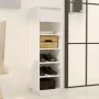 Mueble zapatero de madera maciza de pino blanco 30x34x105 cm de , Zapateros y organizadores de calzado - Ref: Foro24-813556, ...