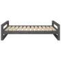 Cama para perros madera maciza de pino gris 105,5x75,5x28 cm de , Camas para perros - Ref: Foro24-821489, Precio: 90,17 €, De...