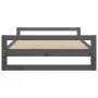 Cama para perros madera maciza de pino gris 105,5x75,5x28 cm de , Camas para perros - Ref: Foro24-821489, Precio: 90,17 €, De...