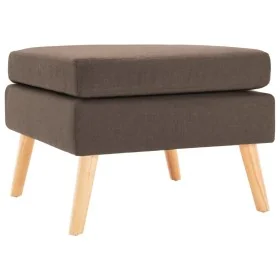 Brown fabric footrest by , Ottomans - Ref: Foro24-288735, Price: 72,55 €, Discount: %