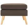 Reposapiés de tela marrón de , Otomanas - Ref: Foro24-288735, Precio: 72,55 €, Descuento: %