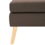 Reposapiés de tela marrón de , Otomanas - Ref: Foro24-288735, Precio: 72,55 €, Descuento: %