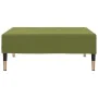 Green velvet footrest 78x56x32 cm by , Ottomans - Ref: Foro24-337701, Price: 62,71 €, Discount: %