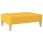 Reposapiés de tela amarillo 78x56x32 cm de , Otomanas - Ref: Foro24-337807, Precio: 81,63 €, Descuento: %