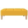 Reposapiés de tela amarillo 78x56x32 cm de , Otomanas - Ref: Foro24-337807, Precio: 81,63 €, Descuento: %