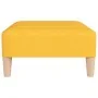 Reposapiés de tela amarillo 78x56x32 cm de , Otomanas - Ref: Foro24-337807, Precio: 81,63 €, Descuento: %