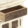 Mesita de noche de madera maciza de mango blanco 40x30x50 cm de , Mesitas de noche - Ref: Foro24-285896, Precio: 109,38 €, De...