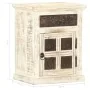 Mesita de noche de madera maciza de mango blanco 40x30x50 cm de , Mesitas de noche - Ref: Foro24-285896, Precio: 109,38 €, De...