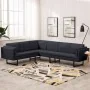Ecksofa aus dunkelgrauem Stoff von , Sofas - Ref: Foro24-288160, Preis: 864,11 €, Rabatt: %