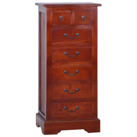 Cajonera clásica madera de caoba maciza marrón 45x35x100 cm de , Cajoneras - Ref: Foro24-288865, Precio: 218,26 €, Descuento: %