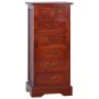 Cajonera clásica madera de caoba maciza marrón 45x35x100 cm de , Cajoneras - Ref: Foro24-288865, Precio: 218,26 €, Descuento: %