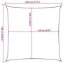 Toldo de vela HDPE verde oscuro 160 g/m² 7x7 m de , Sombrillas - Ref: Foro24-311445, Precio: 87,68 €, Descuento: %
