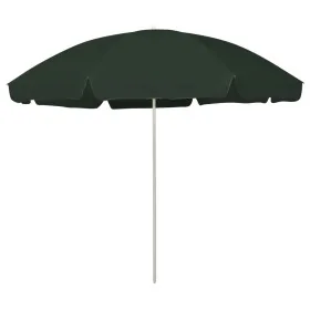 Green beach umbrella 300 cm by , Umbrellas - Ref: Foro24-314709, Price: 36,11 €, Discount: %