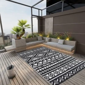 Alfombra de exterior ARAKIL negra 140x200 cm PP de , Protectores para exterior - Ref: Foro24-316978, Precio: 31,10 €, Descuen...
