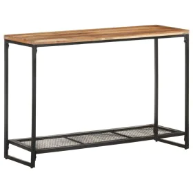 Mesa consola de madera maciza de acacia 110x35x75 cm de , Mesas auxiliares - Ref: Foro24-320249, Precio: 117,67 €, Descuento: %