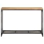 Mesa consola de madera maciza de acacia 110x35x75 cm de , Mesas auxiliares - Ref: Foro24-320249, Precio: 117,67 €, Descuento: %