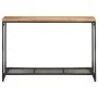 Solid acacia wood console table 110x35x75 cm by , Side tables - Ref: Foro24-320249, Price: 117,67 €, Discount: %